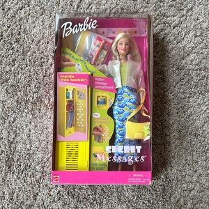 Vintage Barbie Secret Messages Set with Pink and Orange Accents